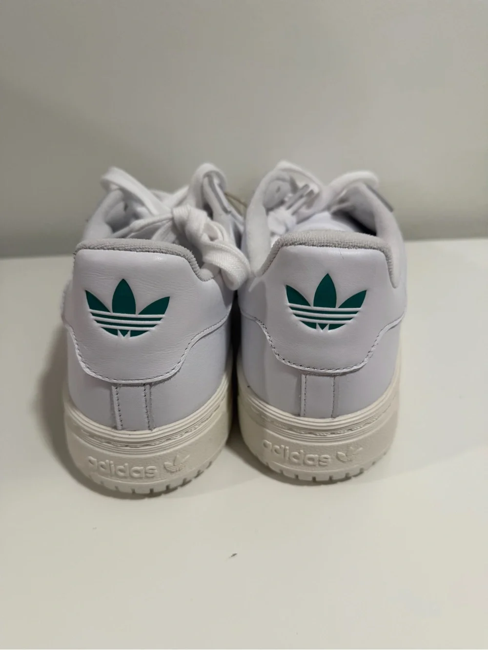 Adidas Powerphase White Leather Sneakers size 12